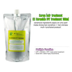 Ex Ceramide PPT Treatment 1000ml packaging on display for salon-ready conditioning