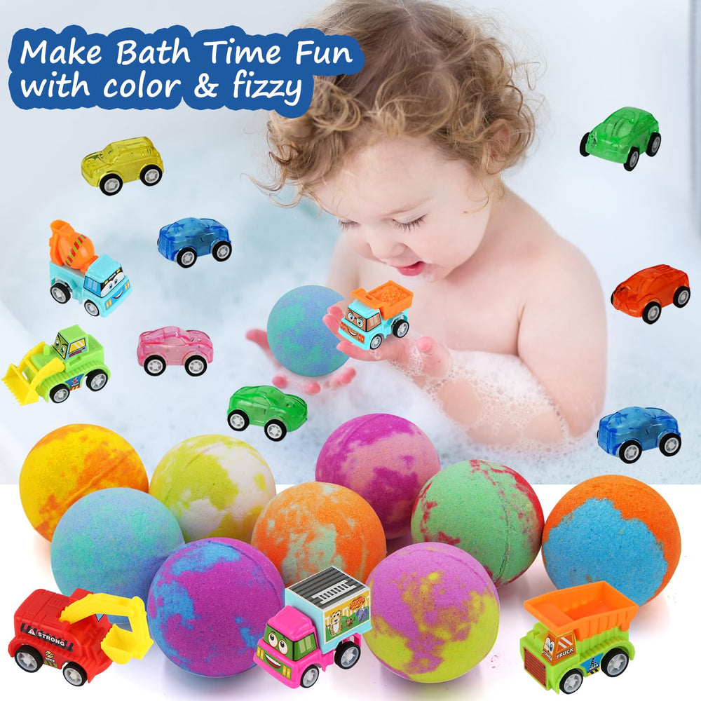 Excalla bath bombs with lemon and orange scents for engaging aromatics