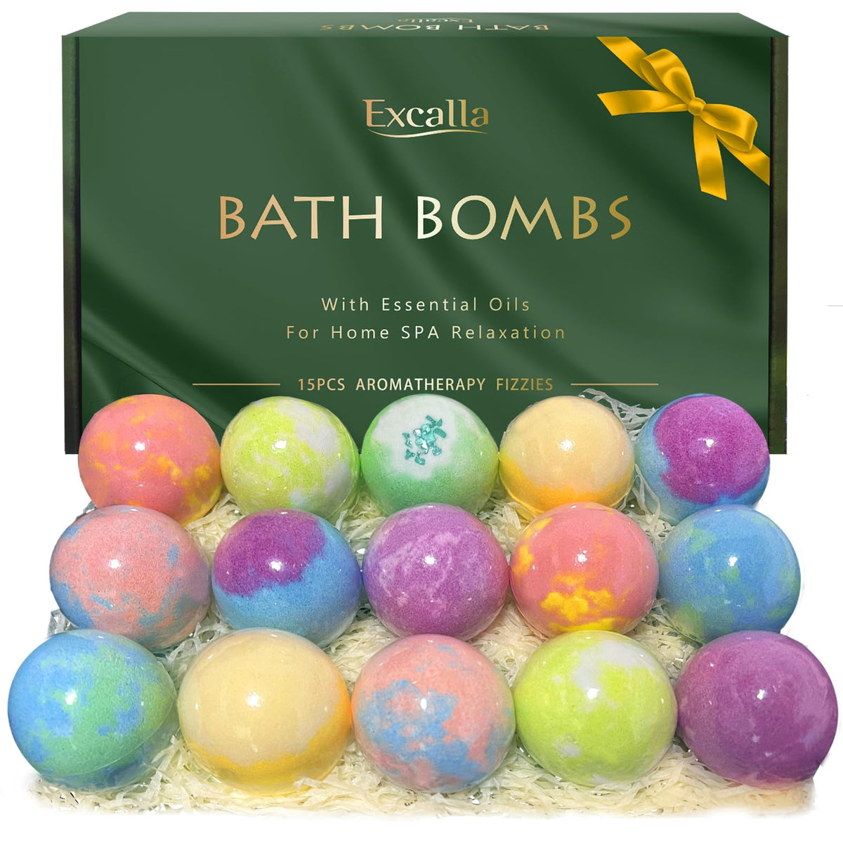 Excalla bath bombs gift box ready for gifting and spa moments