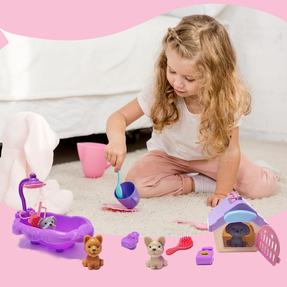 Excalla fizzing bubbles visualize fun bath moment with toys revealed.