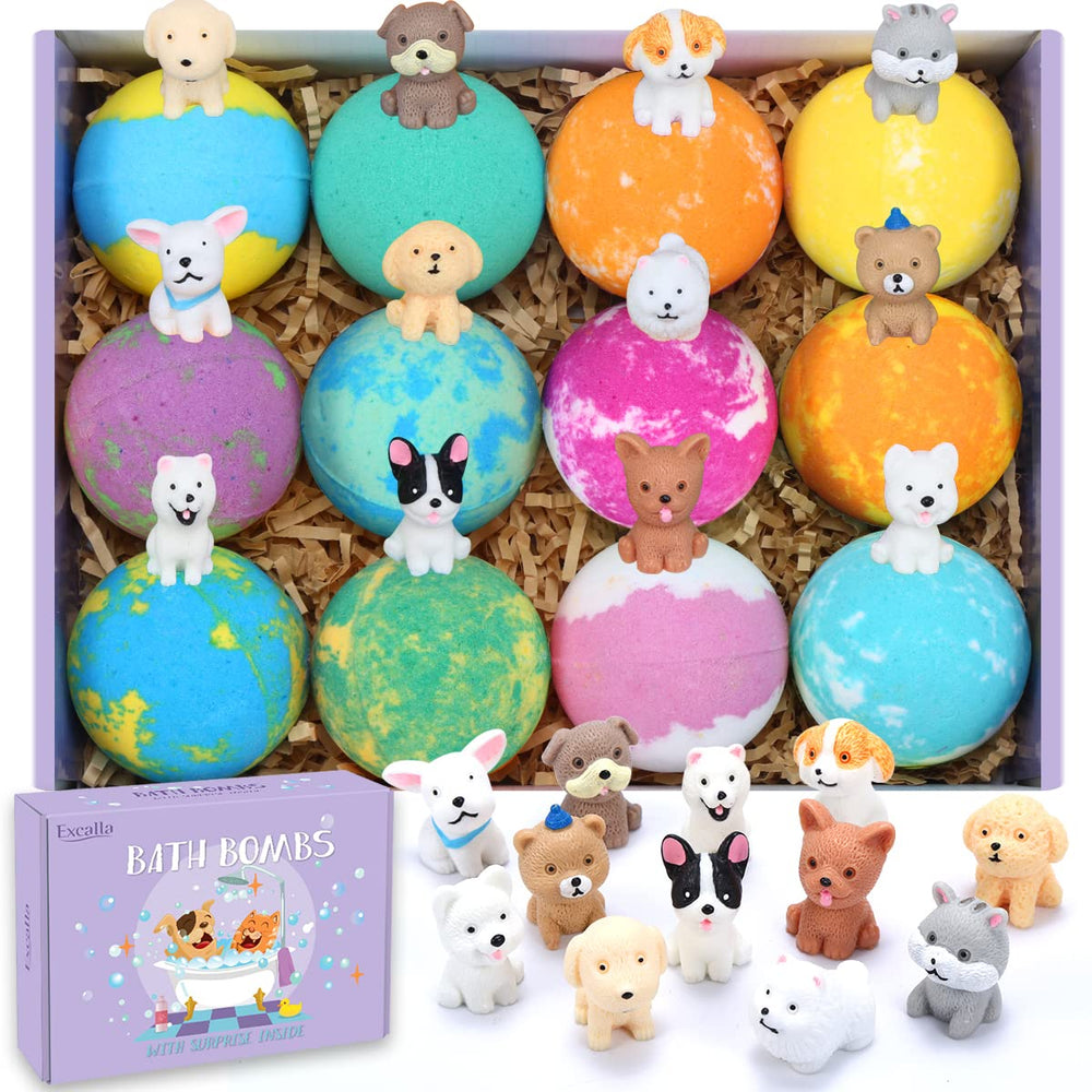 Excalla bath bomb with no tub stains ensures easy cleanup.