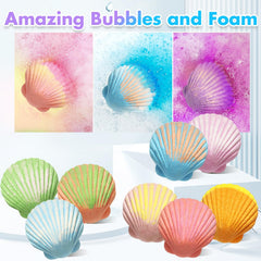 Excalla Mermaid Bath Bombs color-filled bath water for imaginative play