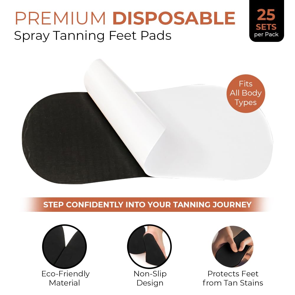 Existing Beauty Bronze Tan Feet Pads material close-up, eco-friendly construction.