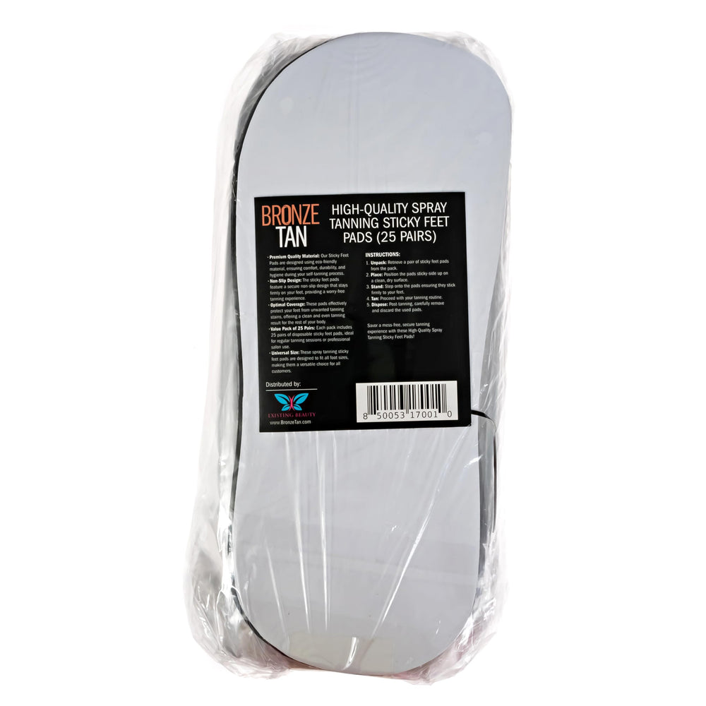 Existing Beauty Bronze Tan Feet Pads for salon use, improving efficiency and cleanliness.