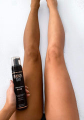 Existing Beauty Bronze Tan Mousse vanilla scent enhances the tanning experience