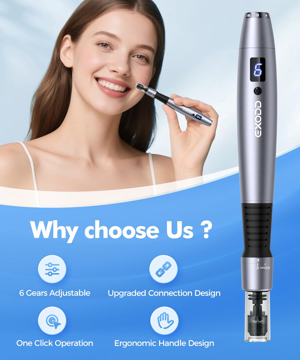 EXODD Derma Roller Kit home-use setup for convenient routines.