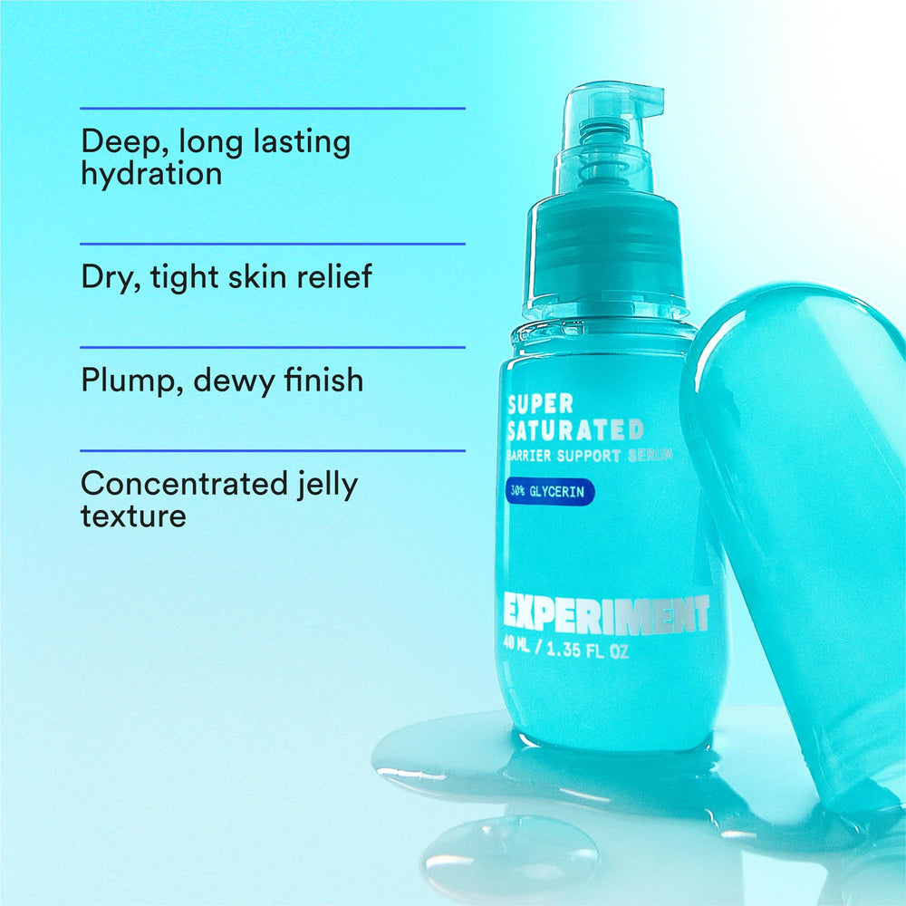 Experiment Barrier Niacinamide boost image highlights moisture retention and barrier support