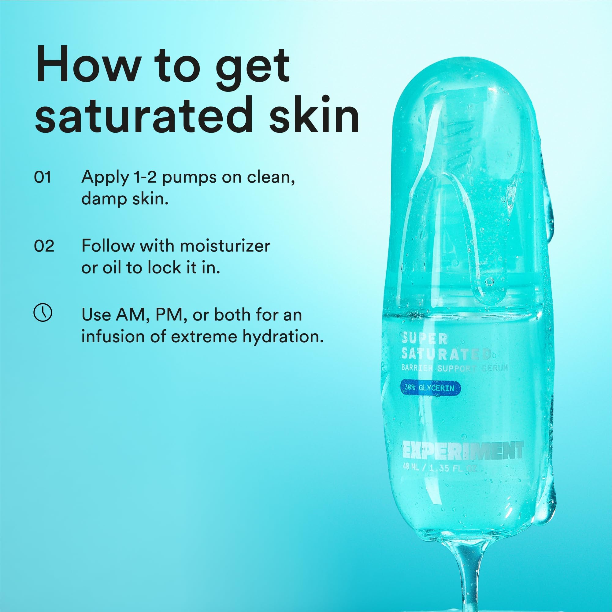 Experiment Polyglutamic acid molecule closeup emphasizes advanced hydration technology