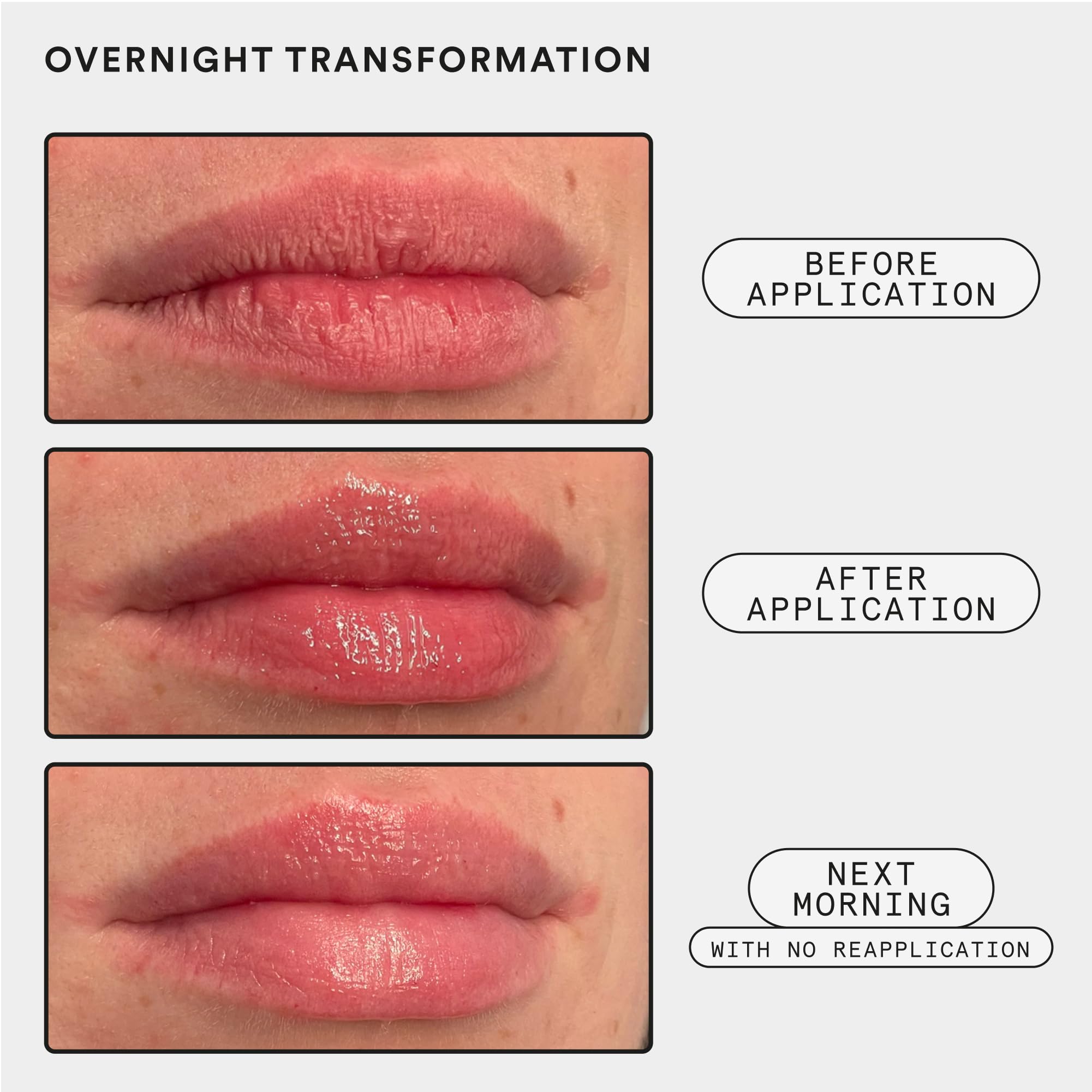 Experiment Softwear overnight lip care for 24-hour hydration.