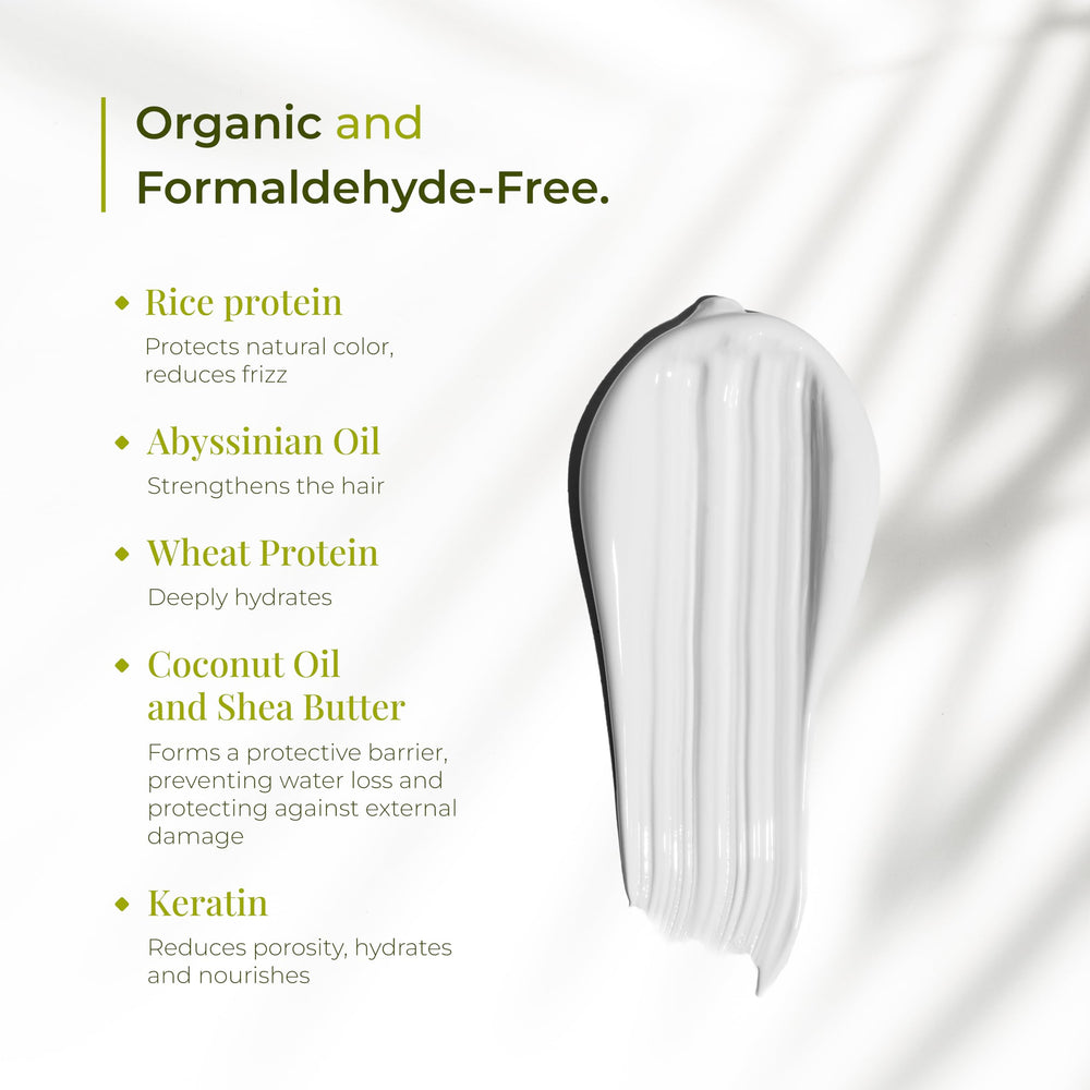 Expert Hair Bio Protein Botox hair close-up shows glossy, manageable strands.