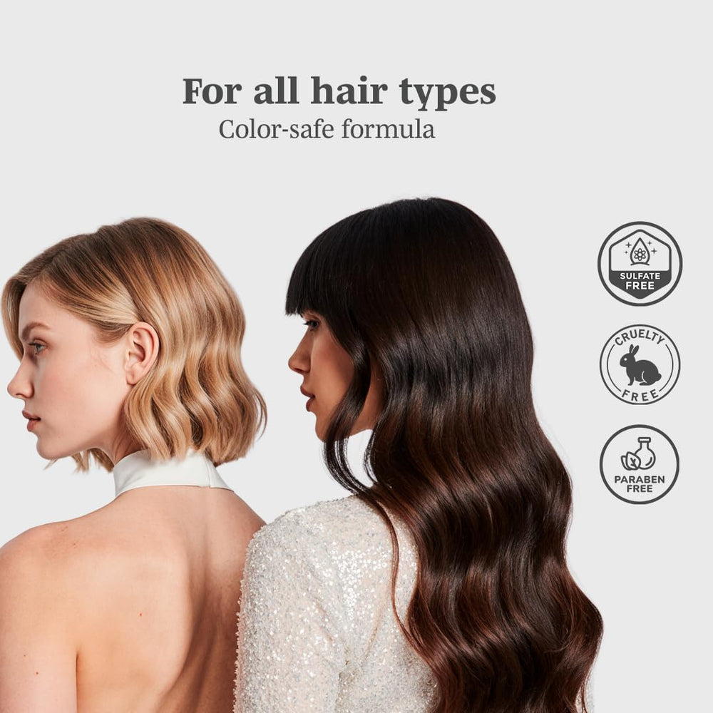 Expert Hair color-safe formula bottle highlights color maintenance benefits.