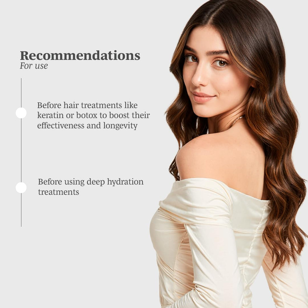 Closeup of improved manageability from Expert Hair shampoo for smoother styling.