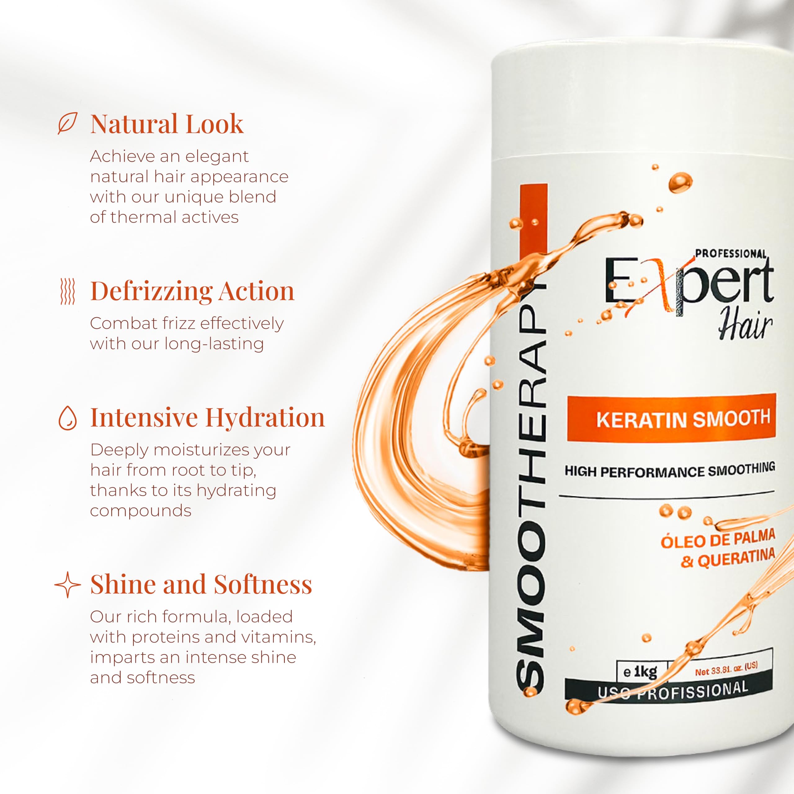Expert Hair Keratin Smooth Botox on hair strands delivering sleek frizz-controlled look