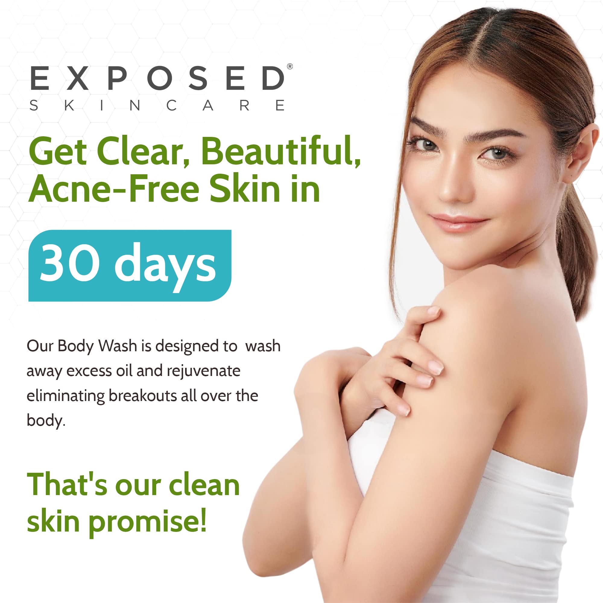 Exposed Skin Care skin-radiance-after-use shows brighter appearance post-cleanse