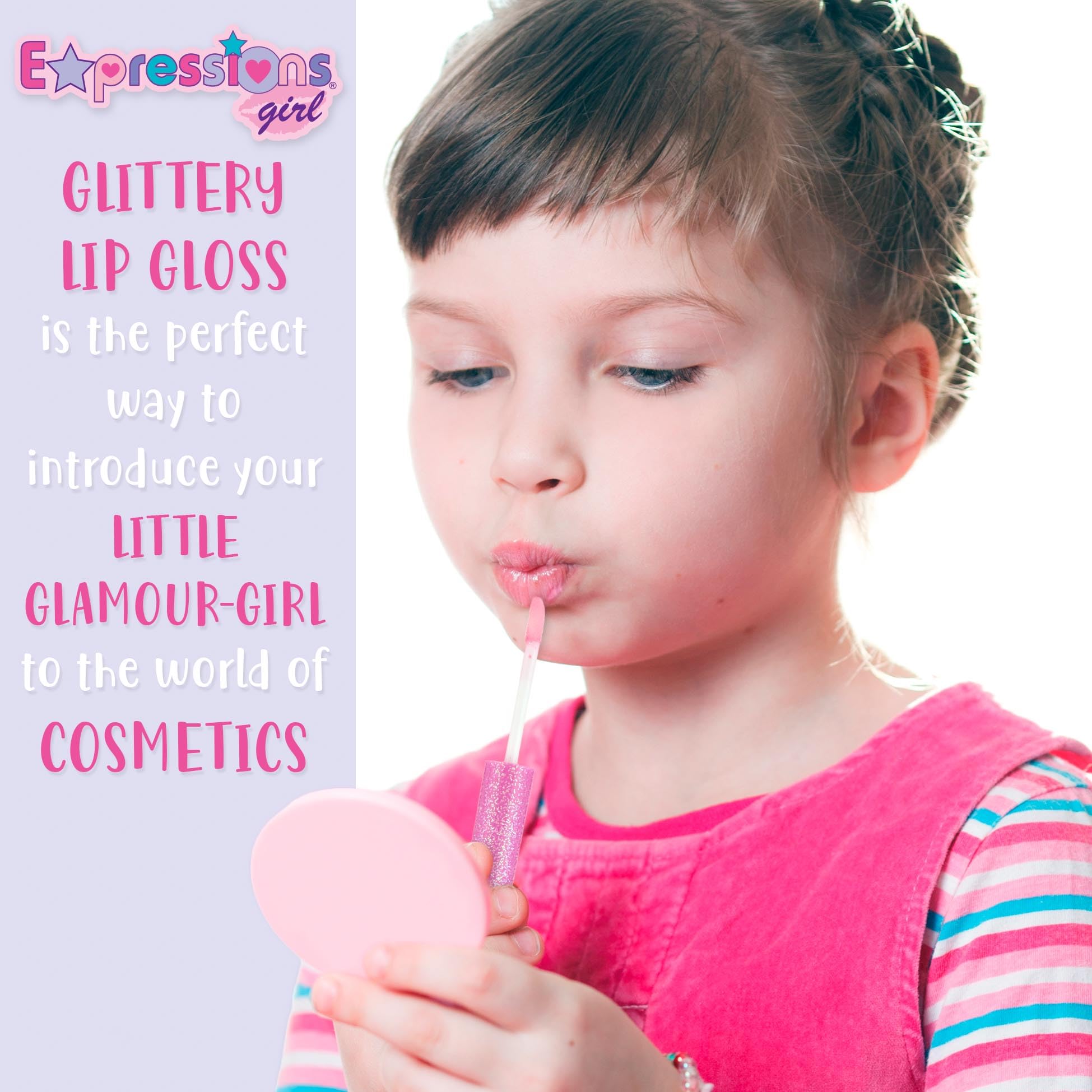 Expressions Girl Blueberry blue gloss wand adds cool shade with glossy shine