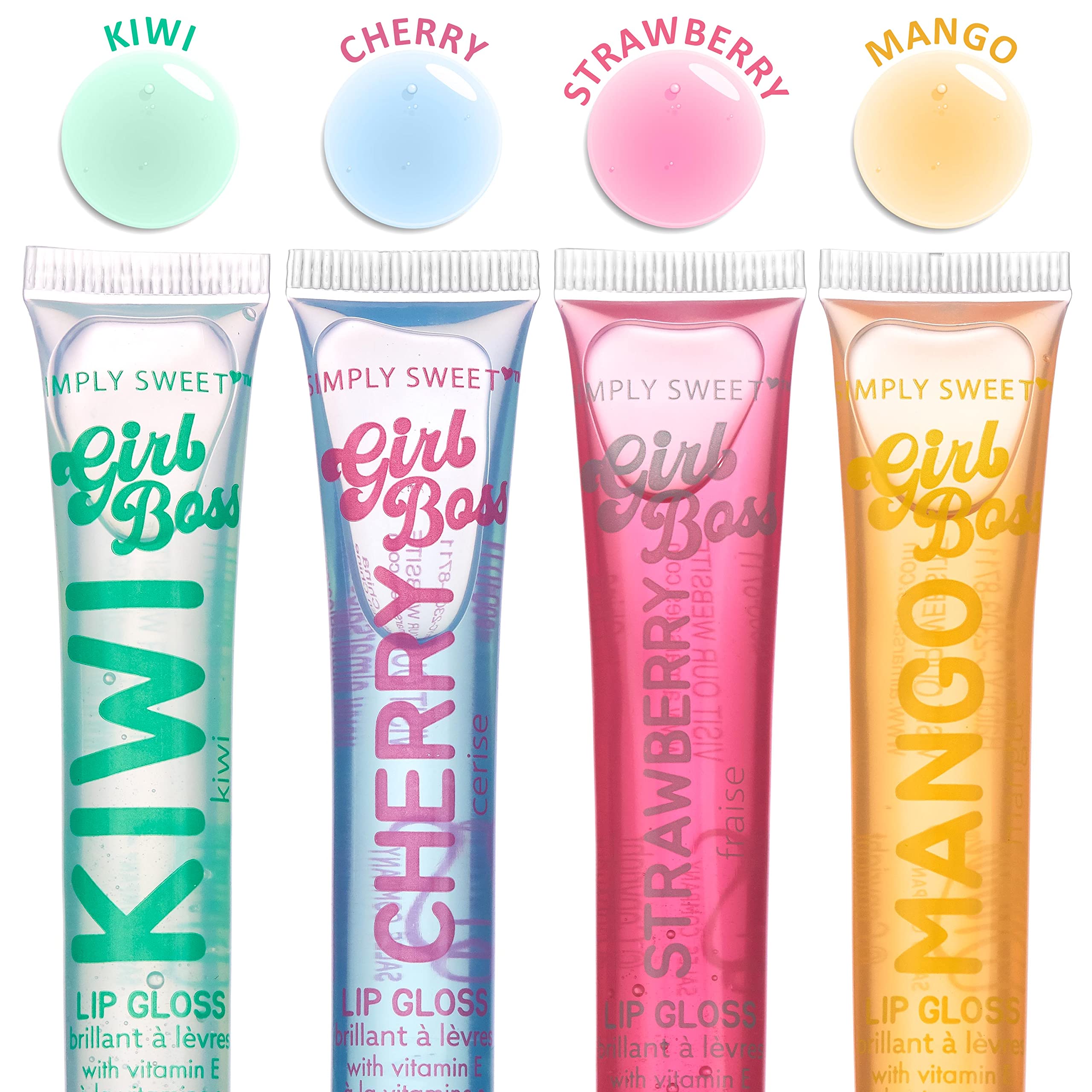 EXPRESSIONS mint-flavor clear gloss bottle suggests refreshing lip care