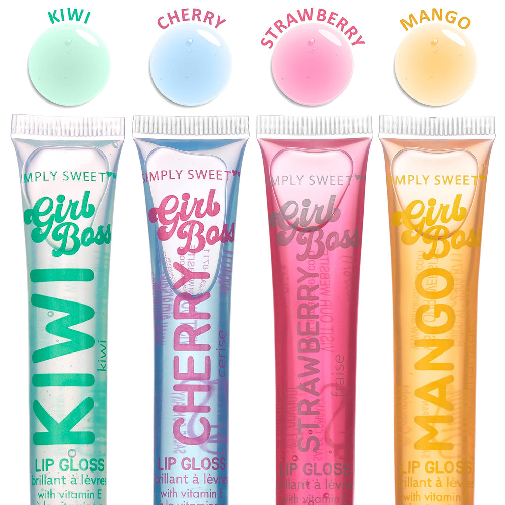 EXPRESSIONS mint-flavor clear gloss bottle suggests refreshing lip care