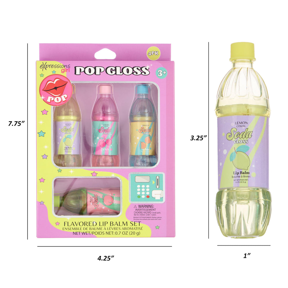 Expressions party-friendly lip gloss set doubles as a fun gifting option.