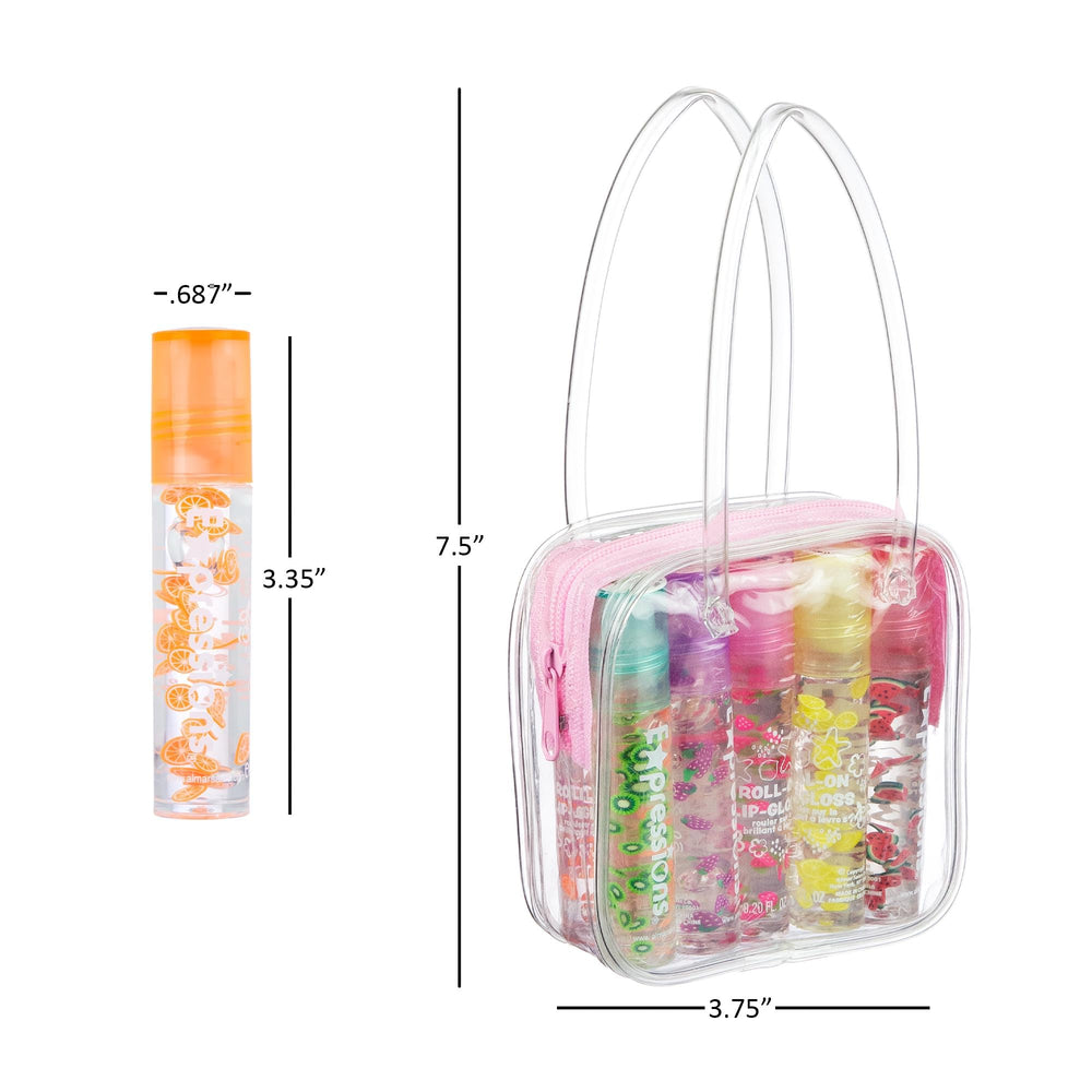EXPRESSIONS roll-on labial manzana: aroma agradable y hidratación ligera para actividades diarias.