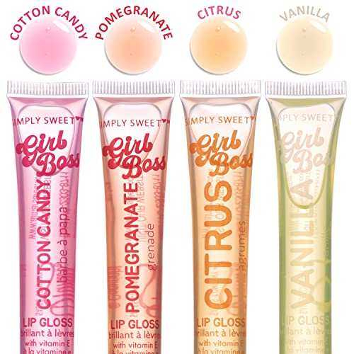 EXPRESSIONS vanilla-flavor gloss tube highlights flavor with moisturizing finish