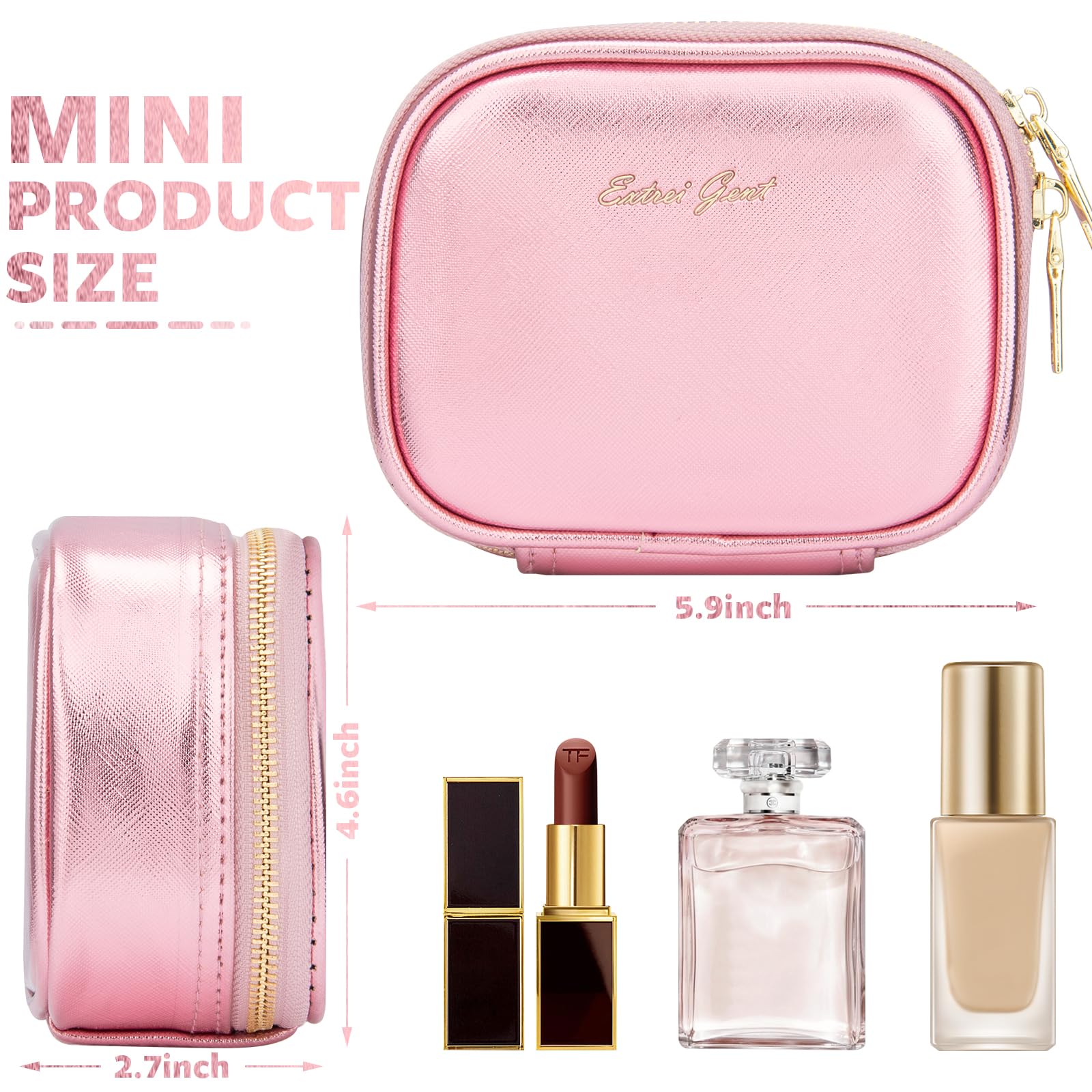 Extrei Gent makeup bag features three light modes for adjustable brightness