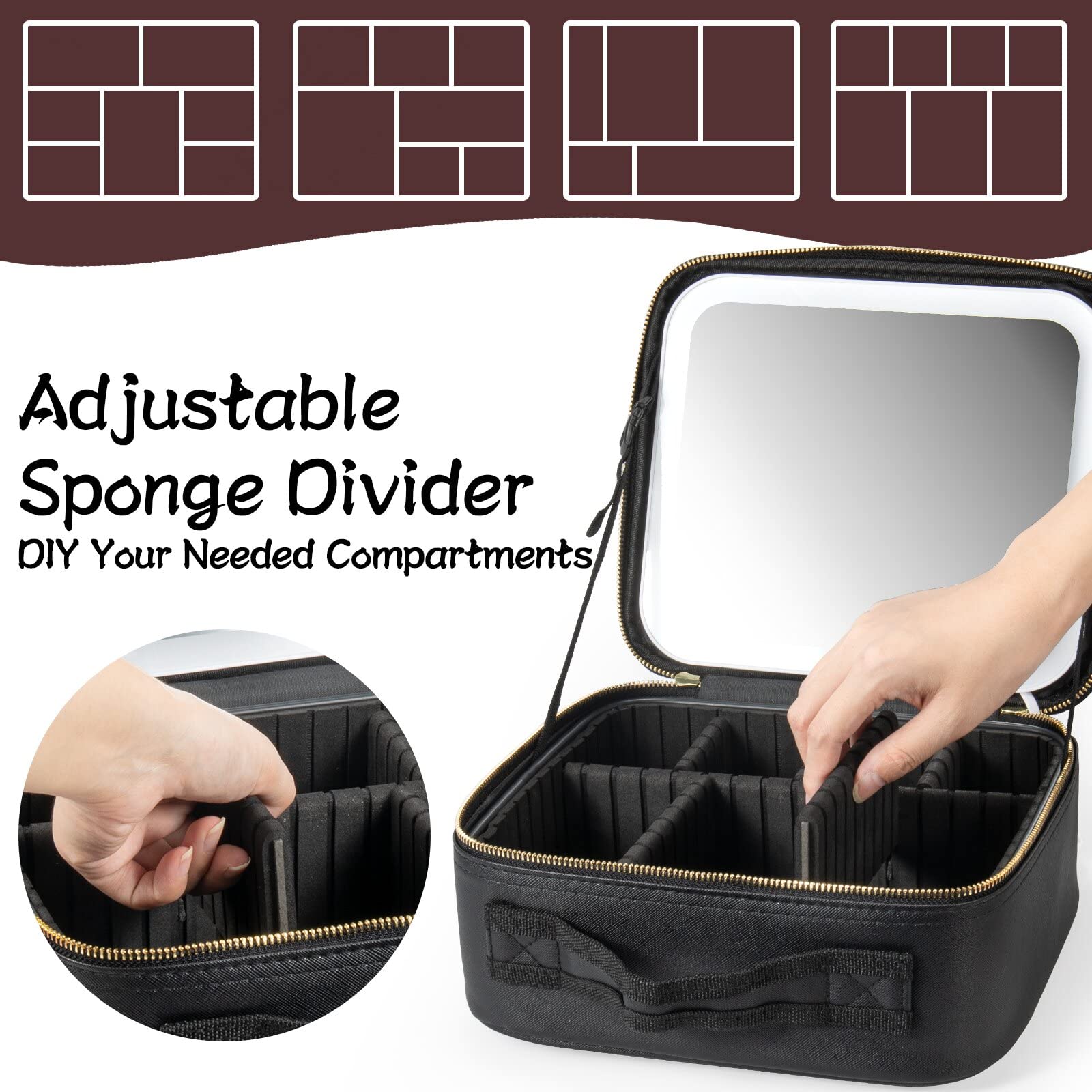 Extrei Gent compact travel case dimensions fit most bags