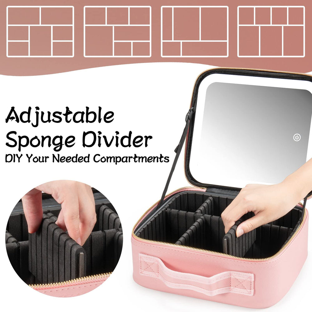 Extrei Gent waterproof synthetic leather case protects cosmetics in any weather