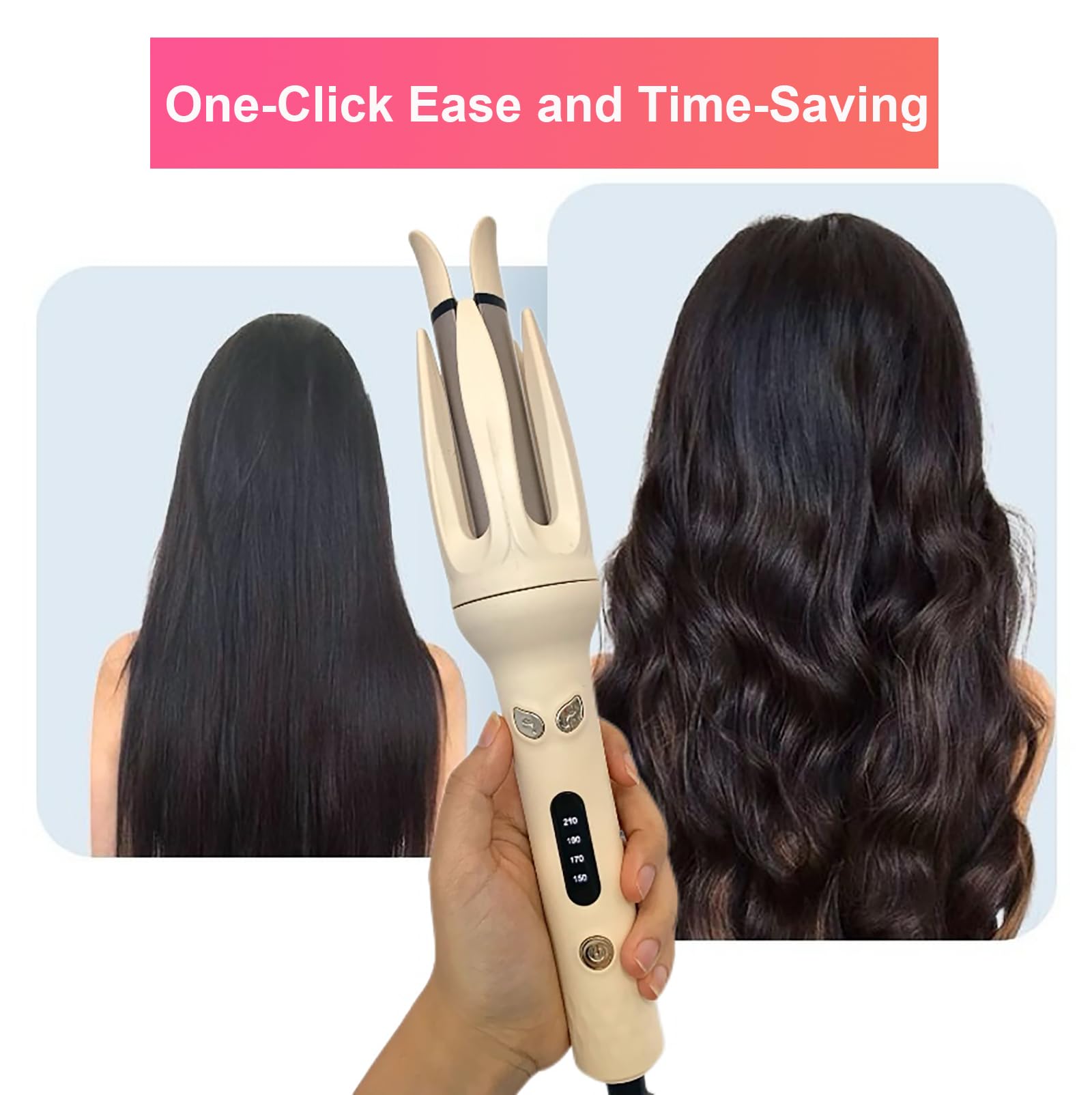 EYCOMTOM hair curler suitable for home use and international travel.