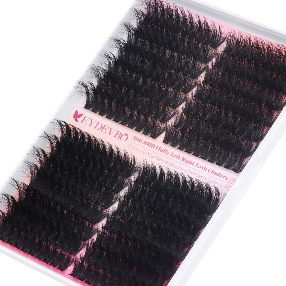 EYDEVRO d-curl lashes extensions kit delivers defined curl and bold silhouette