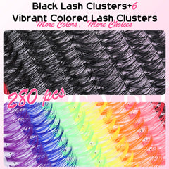 EYDEVRO color palette closeup showcasing six color options to customize looks.