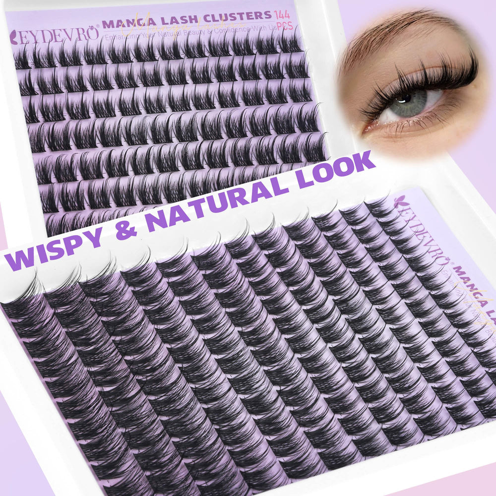 EYDEVRO lash tweezers and brushes kit enables precise cluster placement