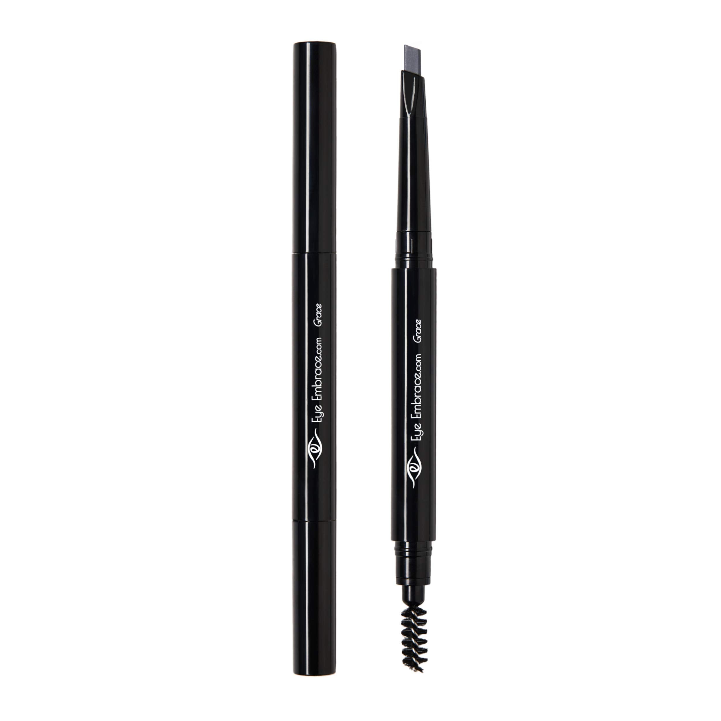 Eye Embrace Grace gray-hair shade swatch suitable for salt-and-pepper brows.