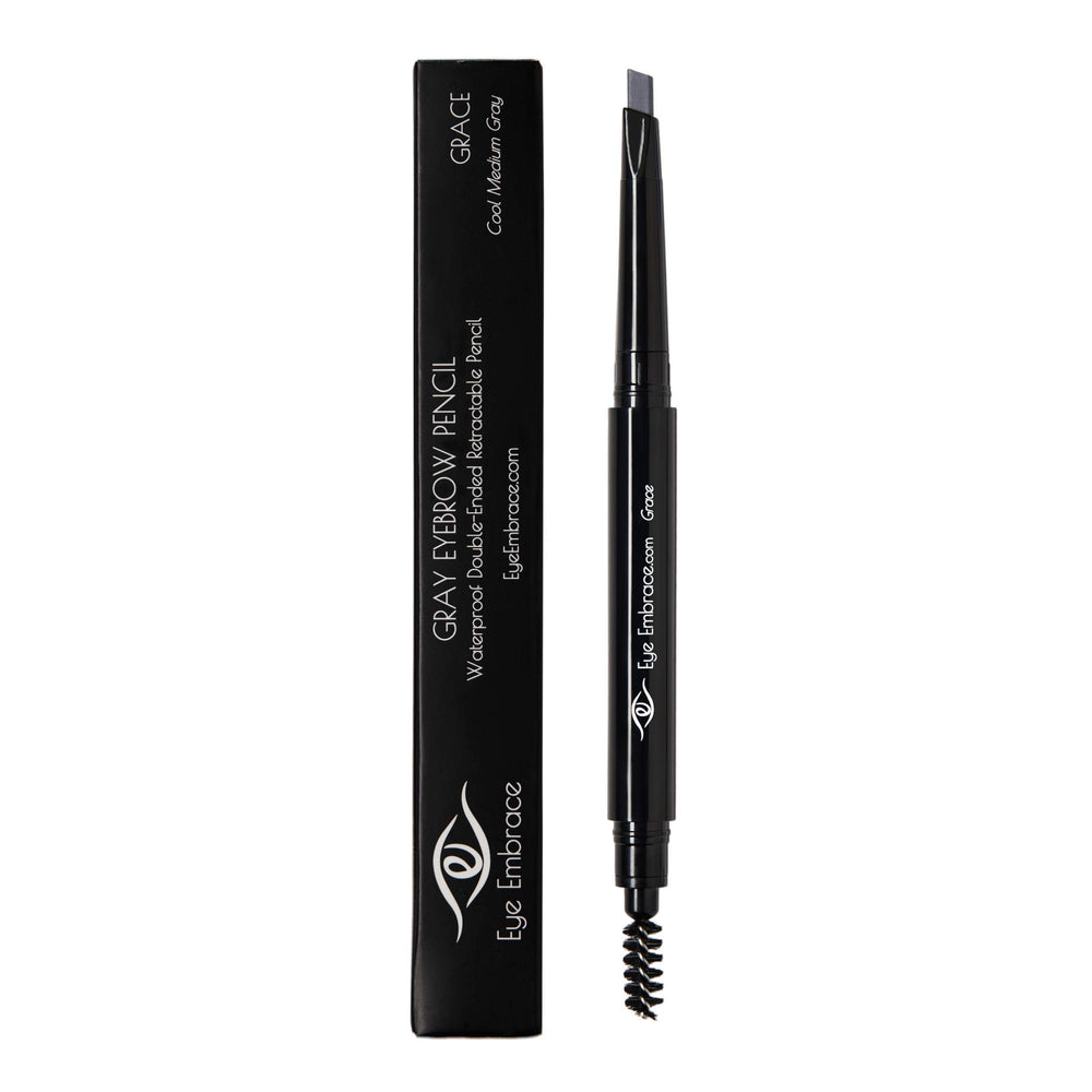 Eye Embrace Grace waterproof swatch illustrating long-lasting, smudge-proof brow color.