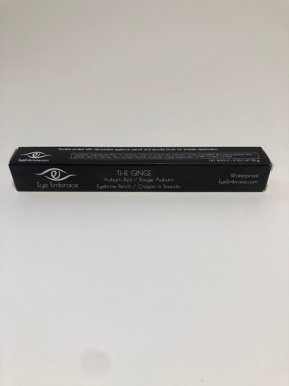 Eye Embrace The Ginge universal auburn shade suits redhead tones