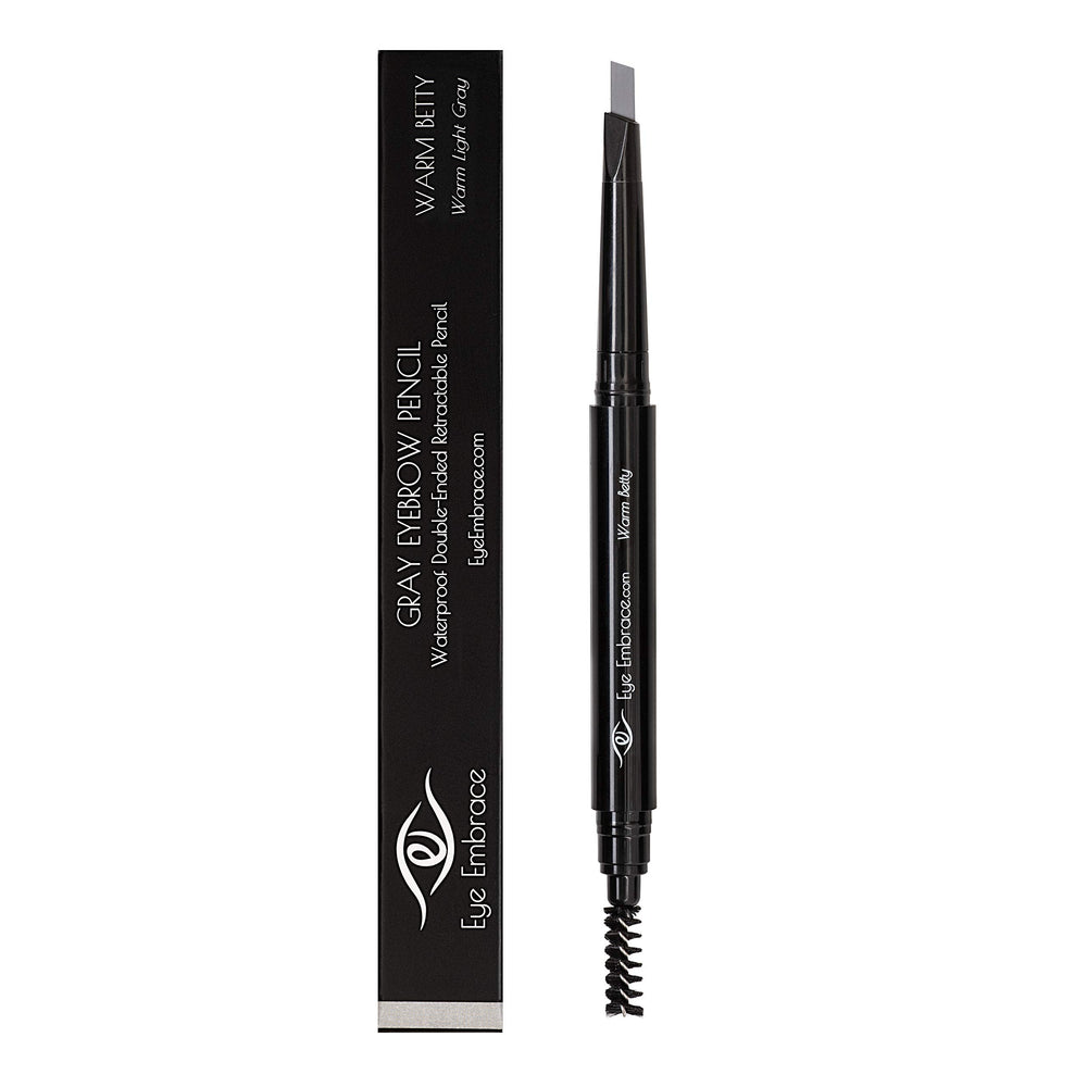 Eye Embrace Warm Betty spoolie blends brows for a seamless finish.