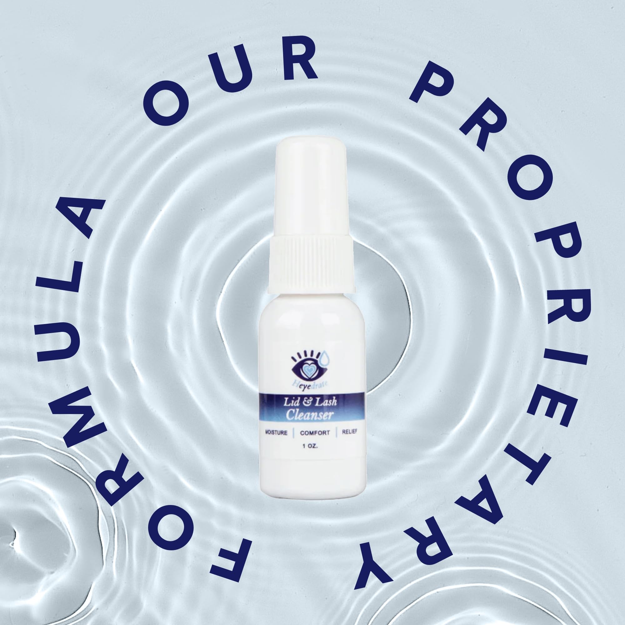 Eye Love Lid and Lash Cleanser with cotton pad use for lid and lash cleansing.