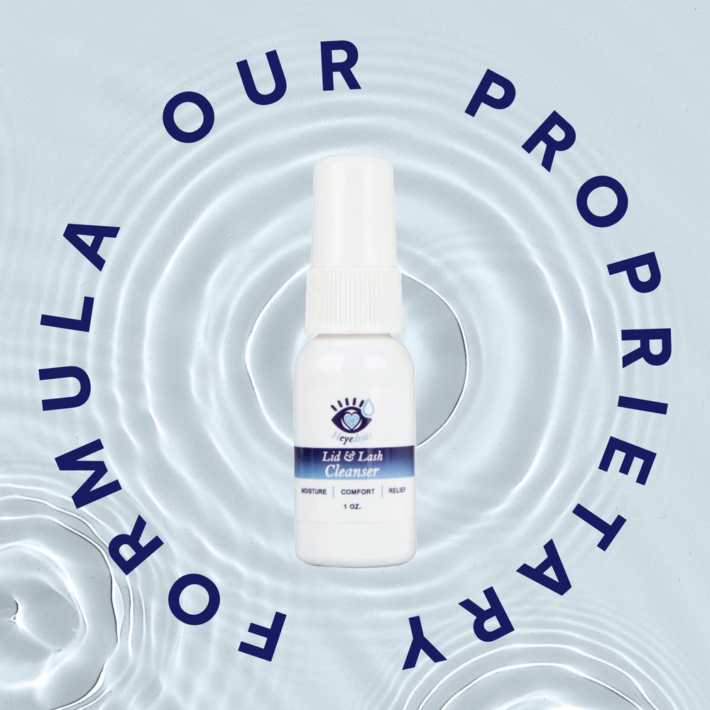 Eye Love Lid and Lash Cleanser with cotton pad use for lid and lash cleansing.
