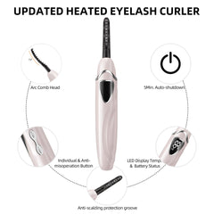 EYECURL S600 safety-protected comb prevents skin burns during use