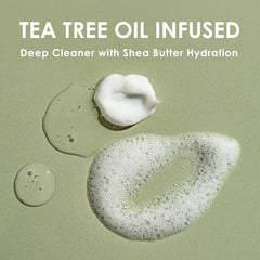 EYEECO Chamomile, Shea Butter blend visually highlighted for soothing, hydrating skincare.