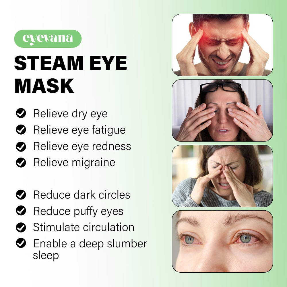 Eyevana steam eye mask close-up reveals soft diamond mesh for comfort.