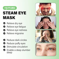 Eyevana steam eye mask close-up reveals soft diamond mesh for comfort.