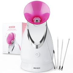 EZBASICS facial steamer ionic steam demonstrates deeper hydration.