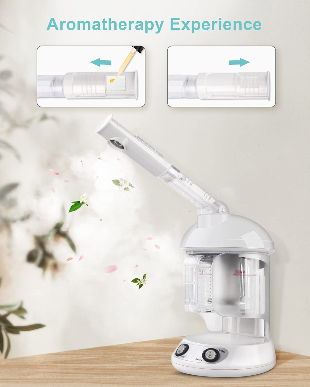 EZBASICS facial steamer pores open for smoother prep.