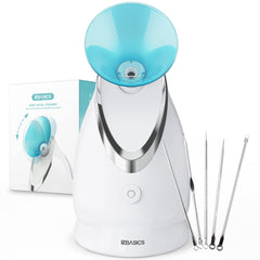 EZBASICS facial steamer product view for at-home pore care.