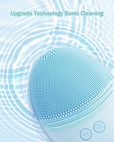 EZBASICS silicone face scrubber close-up—soft texture for gentle cleansing on sensitive skin
