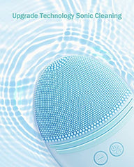 EZBASICS silicone face scrubber close-up—soft texture for gentle cleansing on sensitive skin
