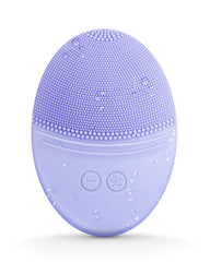 EZBASICS soft silicone facial brush for gentle cleansing and soothing massage.