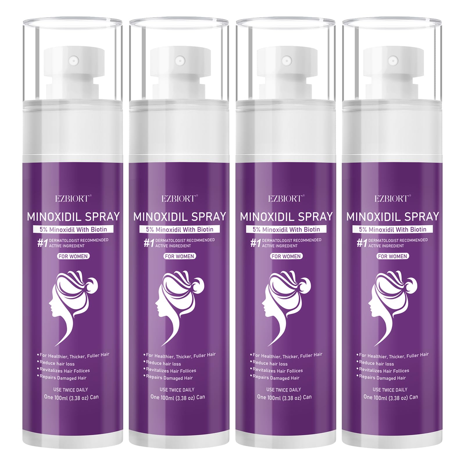 EZBIORT minoxidil for beard-area application to even out facial fullness
