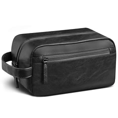 Ezday travel toiletry bag front view demonstrates sturdy build for organized packing on short trips.
