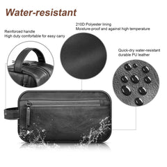 Ezday travel toiletry bag inside pockets keeps medicines and cosmetics neatly separated.